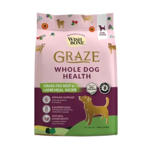 Wishbone Graze New Zealand Beef & Lamb Dry Dog Food (60g/4lbs/20lbs)