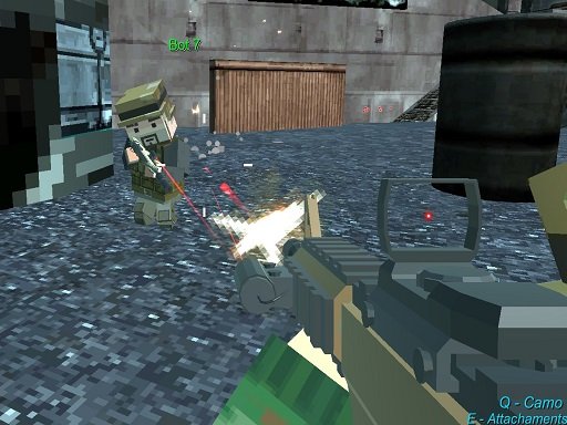 Pixel GunGame Arena Prison blocky combat - Ảnh 1