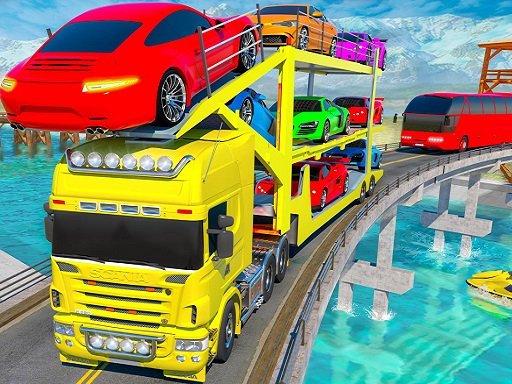 Crazy Mega Car Transport Truck Game - Ảnh 1