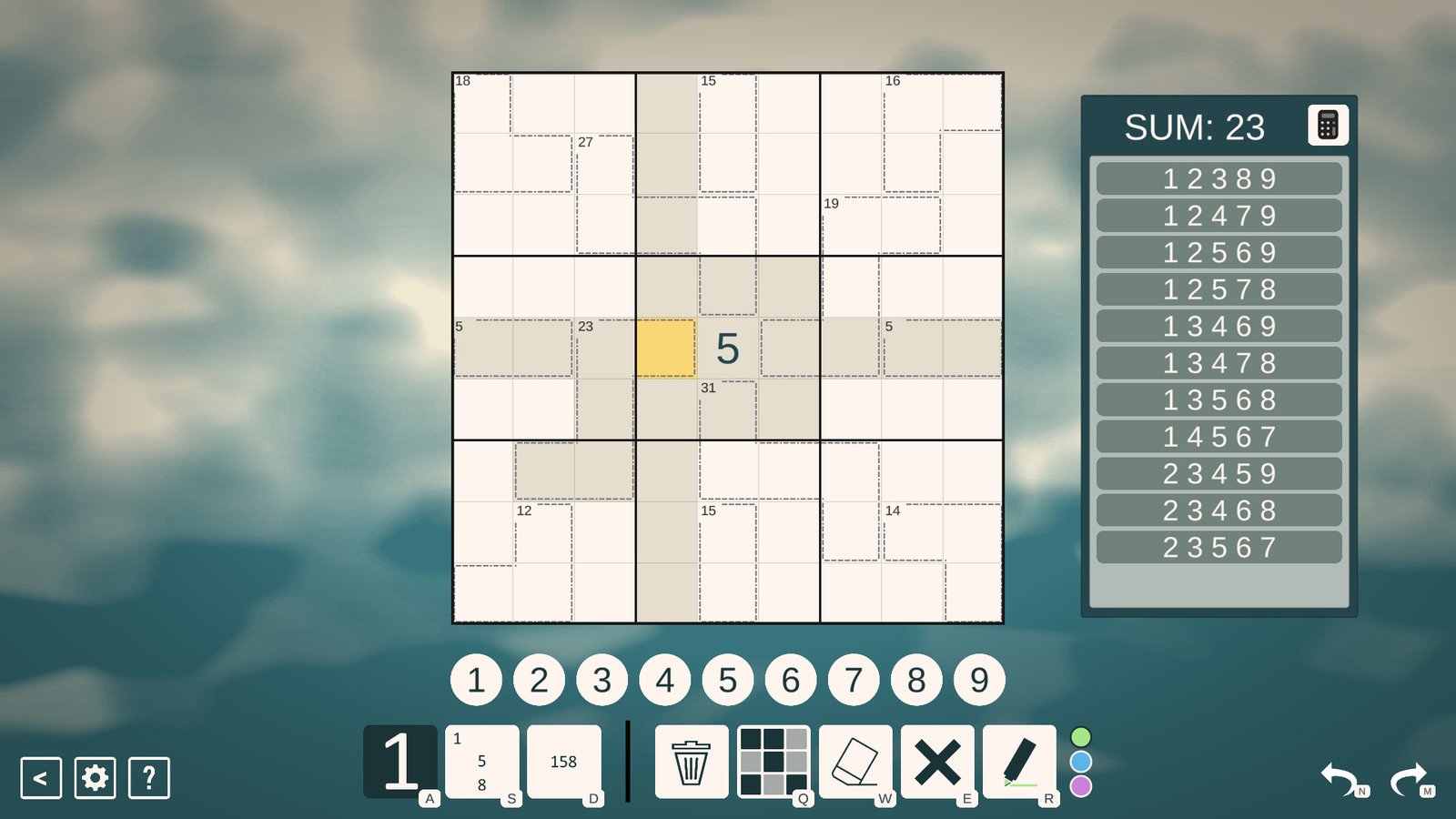 Killer Sudoku - Screenshot