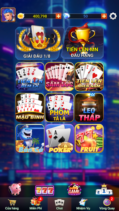 Phỏm - Screenshot
