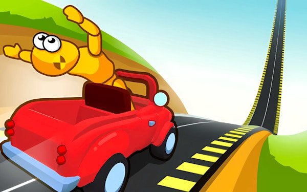 Downhill Car Ride Crash Test - Trí Tuệ