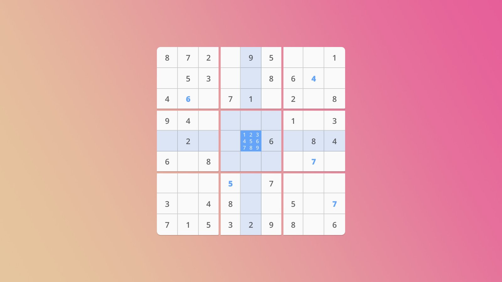 Sudoku Classic - Screenshot